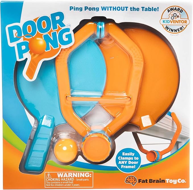 Fat Brain Toys Door Pong Door Ping Pong Game Active Play for Kids Ages 6+