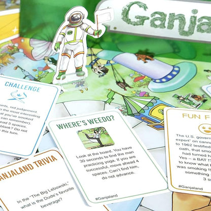Ganjaland The Epic Weed Game for Social Gatherings Weed Board Games for Adults