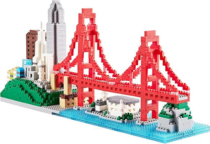 Building Blocks Set Architecture San Francisco Building Kits Landmarks Skyline Collection Micro Building Bricks 1610 PCS