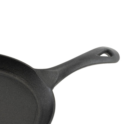 Winco FS-2 2-Piece Cast-Iron Fajita Server Set,Black, Brown,Medium