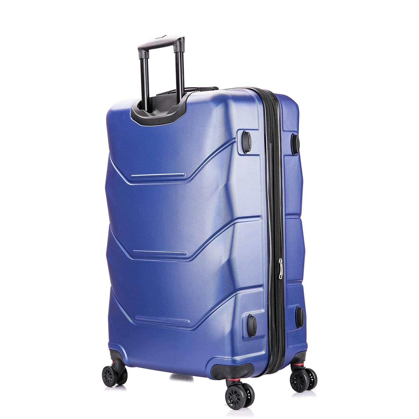 DUKAP ZONIX Luggage with Spinner Wheels | Durable Lightweight Hardshell Suitcase, Spacious Travel Sets with Handle and Trolley | (20/26/30) 3 Piece Luggage Set | Blue