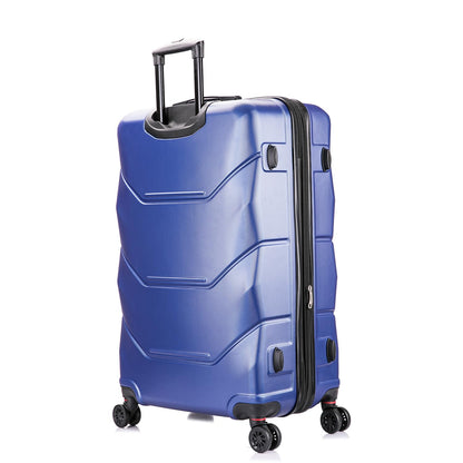 DUKAP ZONIX Luggage with Spinner Wheels | Durable Lightweight Hardshell Suitcase, Spacious Travel Sets with Handle and Trolley | (20/26/30) 3 Piece Luggage Set | Blue