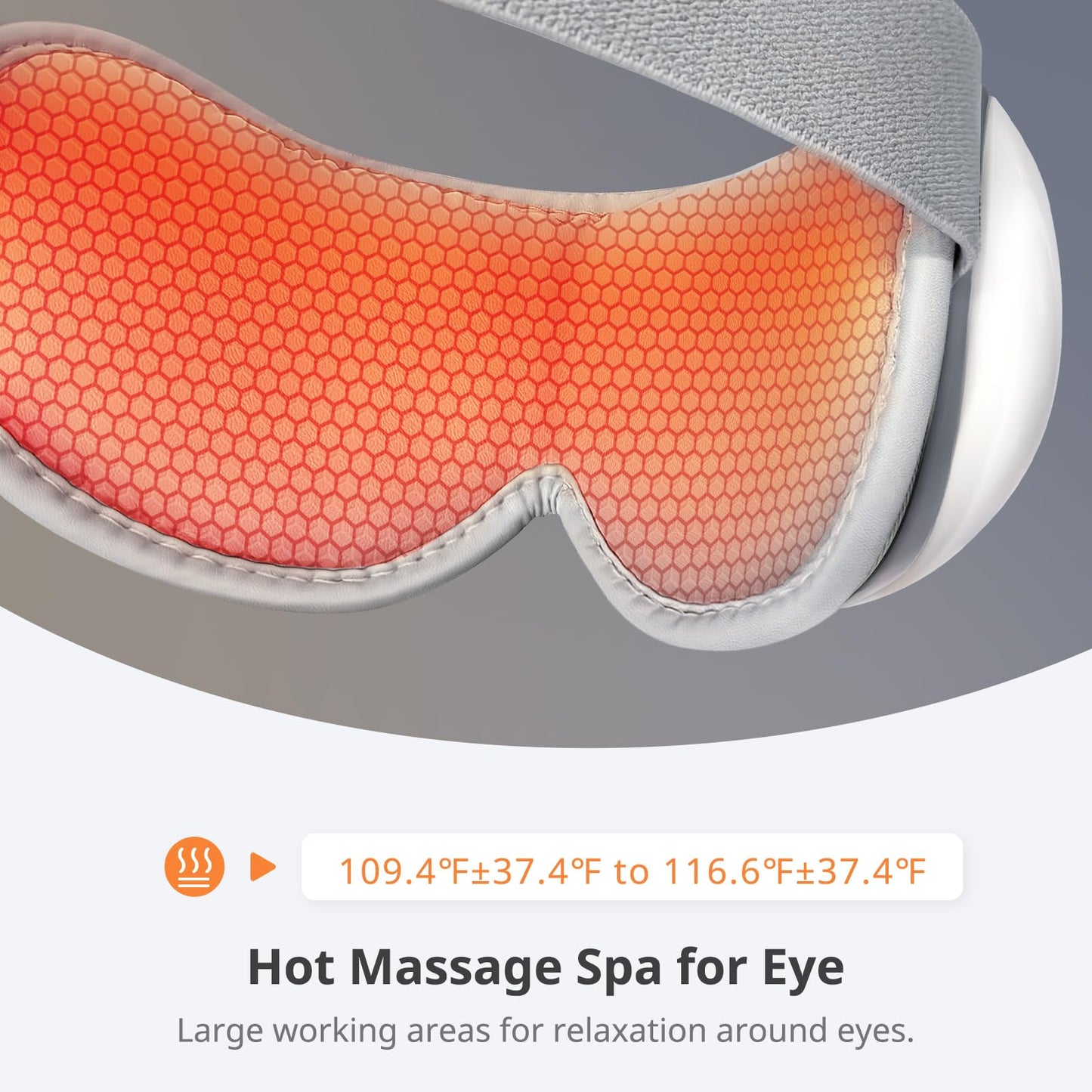 Mynt 5-Mode Eye Massager with Heat and Bluetooth Capability for Dry Eyes Relief, Folding Heated Eye Massager, Eye Massage with Voice Announcement, Heated Eye Mask Massager, Mothers and Father Day gift