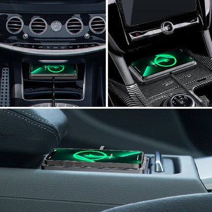 Wireless car Charger Charging pad 15w Non Slip FastCharger for car Wireless Phone Charger for Android for iPhone 11/12/13/14/15/16 Pro Max Xs,Samsung Galaxy S20, S10+ Note 9，LG