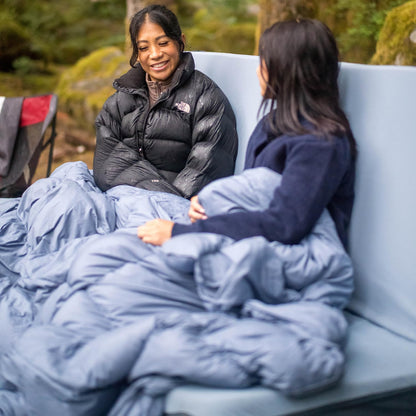 HEST Packable Down Comforter for Camping, Double Size - Warm Outdoor Puffy Blanket, Down Blanket with 50-L Tote, Hydrophobic Duck Down - Perfect for Hiking, Camping, Backpacking & Outdoor Adventures