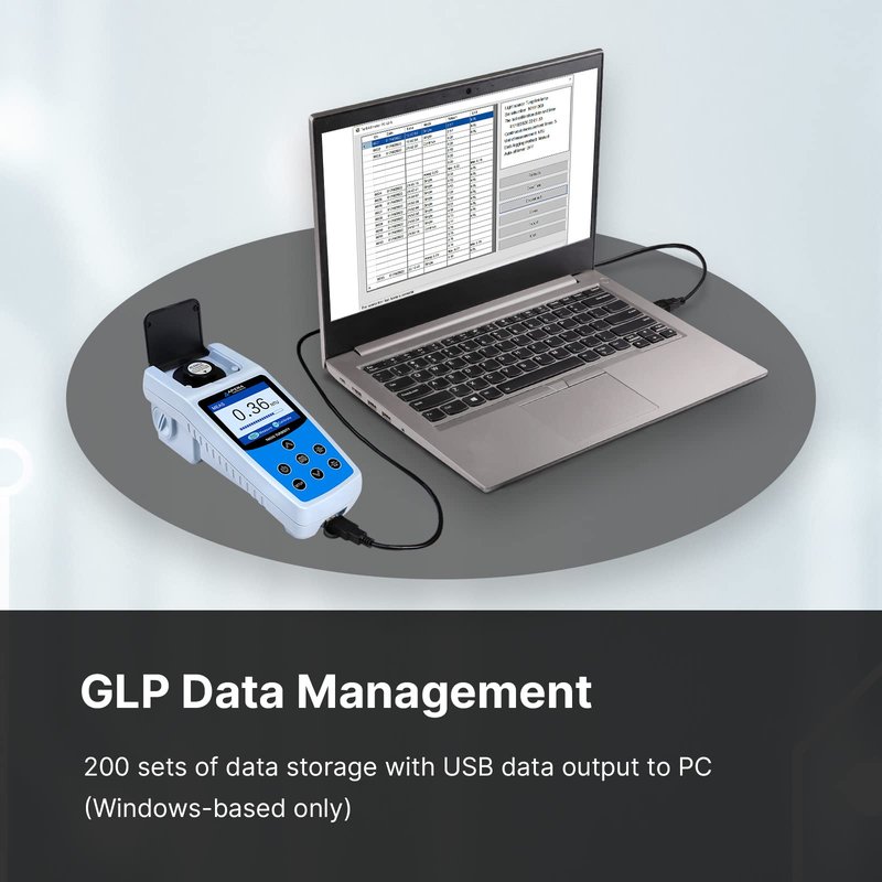 Apera Instruments TN500 Portable White Light Turbidity Meter with Data Logger, EPA 180.1 Compliant (AI483)