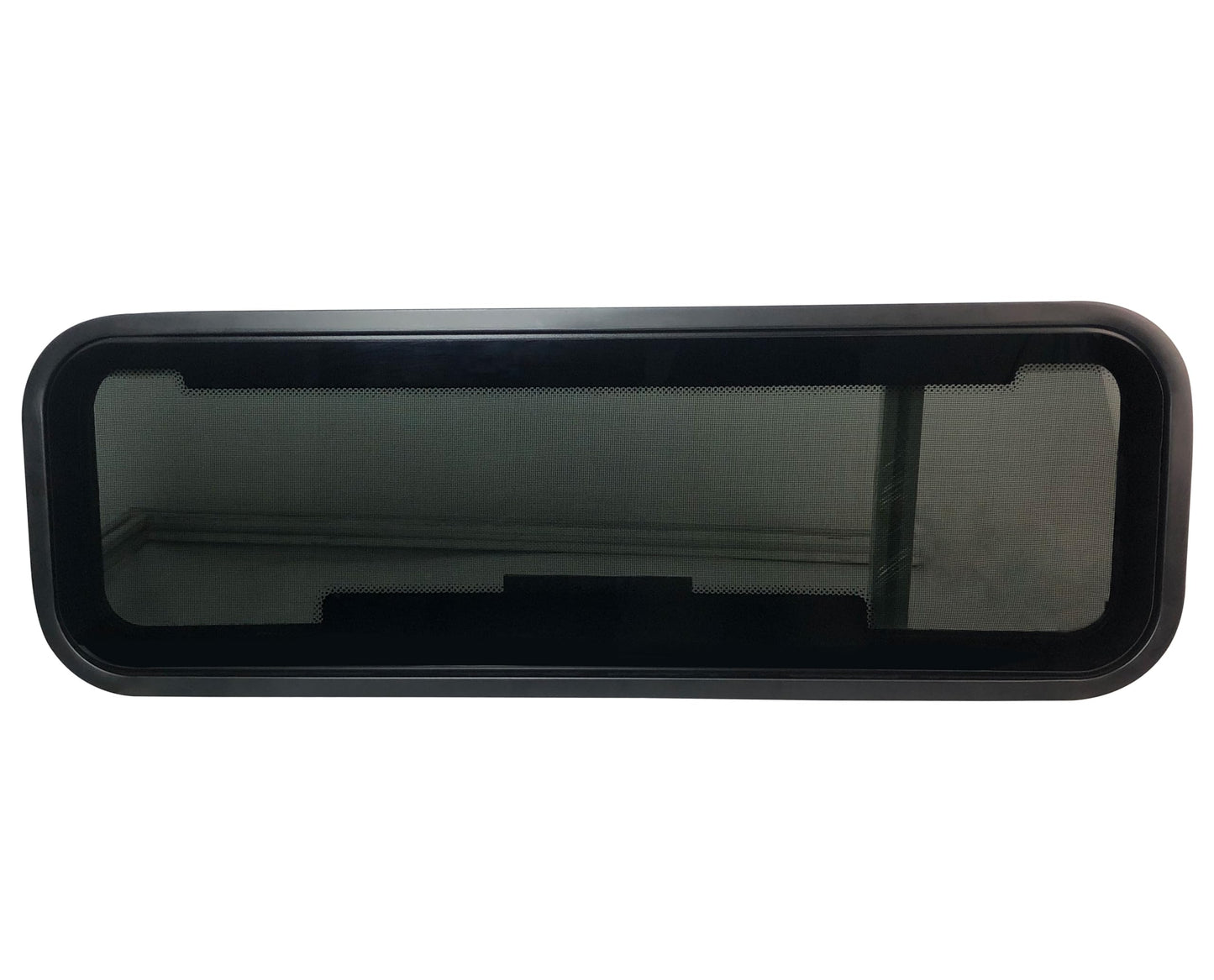 TZGP RV Vent Window 33.5" W x 10.5" H, Universal Awning Bunk Windows, RV Camper Window Replacement, Removable Screen & Solar Privacy Glass