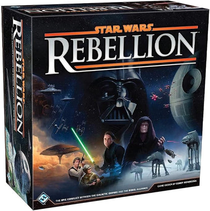 Asmodee Star Wars: Rebellion Board Game - Epic Galactic Empire vs Rebel Alliance Conflict Tabletop Miniatures Strategy Game for Adults Ages 14+ 2-4 Players 3 Hour Playtime