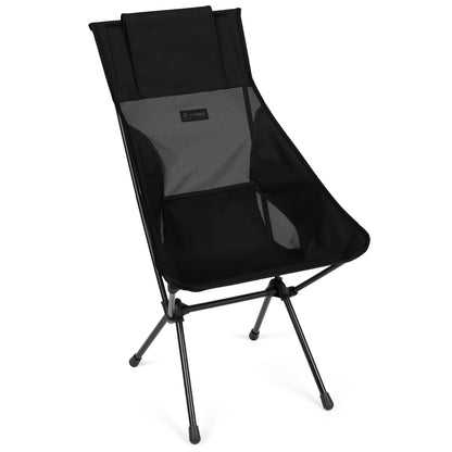 Helinox Sunset Chair Lightweight High-Back Collapsible Camping Chair Blackout, 3.4Ibs Outdoor Chairs, Picnic Chair, Portable Camping Chair, with Side Pockets