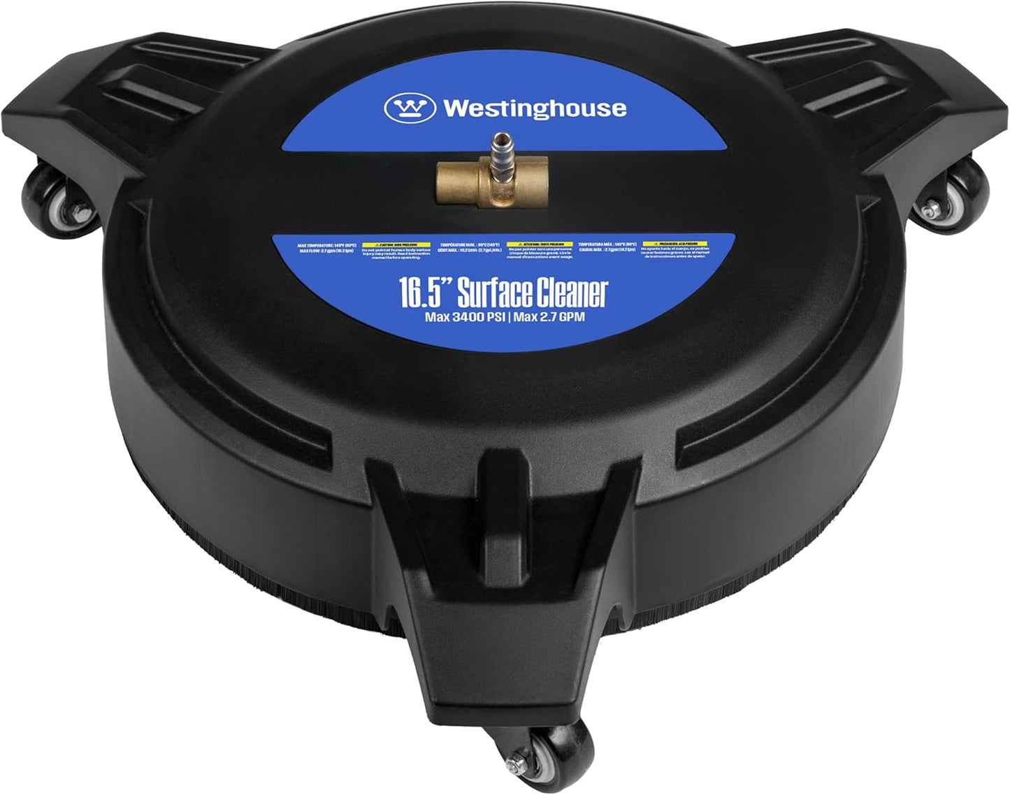 Westinghouse 16.5" Pressure Washer Surface Cleaner - 3400 Max PSI, 1/4” Connector | Gas & Electric Use