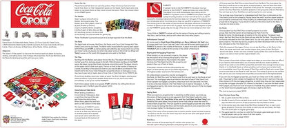 MasterPieces Opoly Board Games - Coca-Cola Opoly - Officially Licensed Board Games for Adults &amp Families