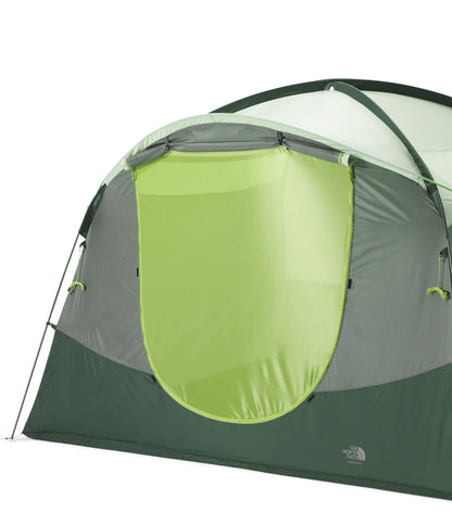 THE NORTH FACE Sequoia 6 Tent - Six-Person Waterproof Camping Tent, Spacious & Easy to Set Up, 2 Zipper Doors, Agave Green/Granny Smith, One Size