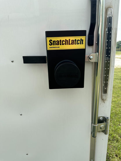 SnatchLatch Seal Guard Heavy Duty Trailer Lock – Hardened Steel Shroud for Dry Van Cam Bar Latches – Protects Trucking Security Seals from Tampering & Theft – Fits 18-Wheeler & Cargo Trailer Doors