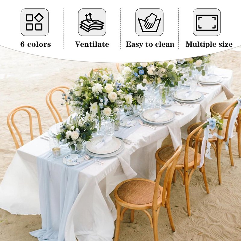 Fitable Navy Tablecloths for 6-8 Foot Tables, 6 Pack - 70 x 120 Inches - Reusable and Washable Table Clothes, Polyester Fabric Table Covers for Wedding, Party, Banquet