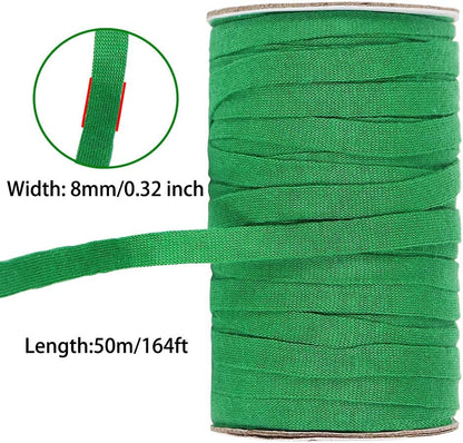 Skiennix Plant Ties - 164 Feet Biodegradable Green Garden Twine for Tomato Plants & Climbing Vines