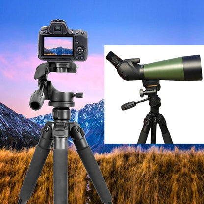 Gosky Tripod -Travel Portable Tripod for Spotting scopes, Binoculars, camcorders, or SLR Cameras (Pro (61-inch))