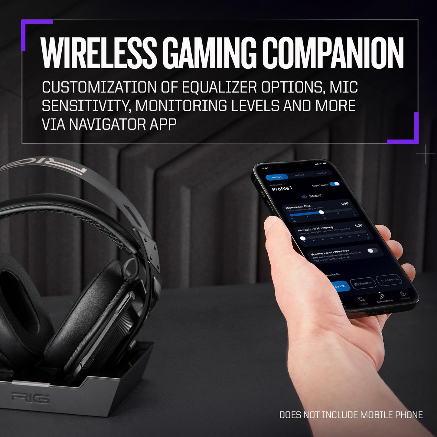 RIG 900 MAX Universal Dual Wireless Gaming Headset with Bluetooth for Xbox, PlayStation, Nintendo Switch, PC, Android, iPhone - Multi-Function Charging Base - 60 Hours Battery - Dolby Atmos 3D Audio