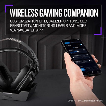 RIG 900 MAX Universal Dual Wireless Gaming Headset with Bluetooth for Xbox, PlayStation, Nintendo Switch, PC, Android, iPhone - Multi-Function Charging Base - 60 Hours Battery - Dolby Atmos 3D Audio