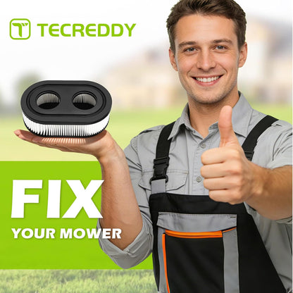 Troy-Bilt Air Filter Spark Plug - Compatible with TB110, TB115, TB200, TB230, TB330, TB370 Mowers