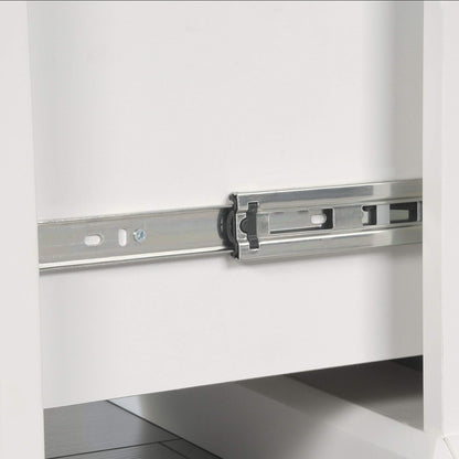 Sauder Craft Pro Series Craft Table/ Pantry cabinets, in White finish