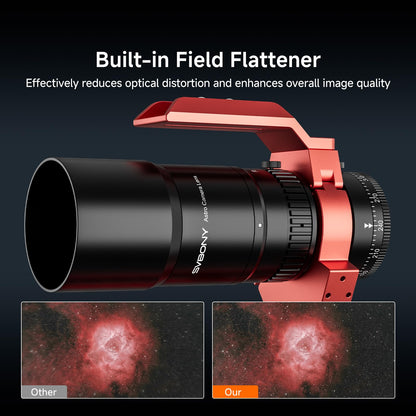 SVBONY SV545 Telescope Petzval Lens APO with SV241 Pro Power Management Box, F4.5, 203mm Focal Length, Built in Field Flattener, Remote Control for Astronomy Equipment, for Deep Sky Astrophotography
