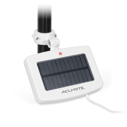 AcuRite Iris® Weather Station with Solar Power Pack, Barometer, Mini Wireless Display for Temperature, Humidity, Wind Speed, Wind Direction, Historic Rainfall Totals, and Hyperlocal Forecast (01122M)