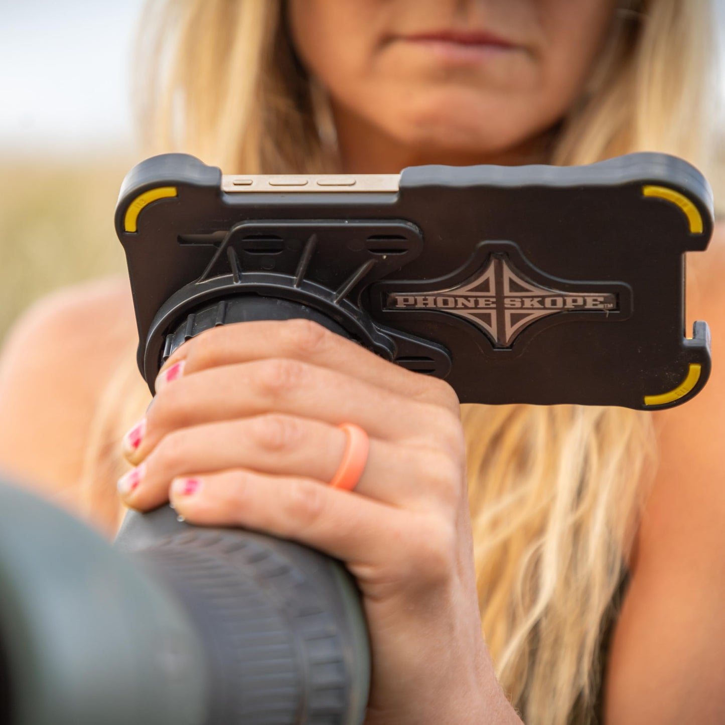 Phone Skope Complete Digiscoping Kit: Ideal Scope Camera for Hunting/Birding/Stargazing - Phone Scope Adapter Kit Includes Phone Scope Mount Case, Eyepiece Adapter, Lens Cloth - Fits Most Smartphones
