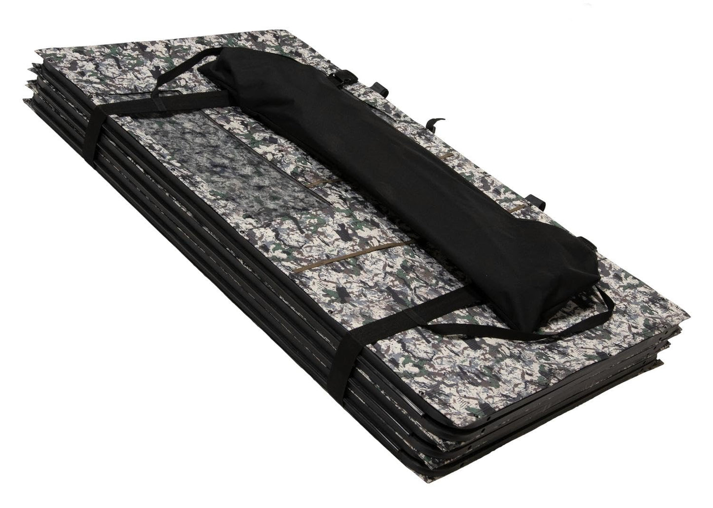 Hawk Down & Out Scout Hunting Durable 74'' Height No-Tool Assembly Camo Concealing Ground Panel Blind with Silent Magnetic Closures & Multiple Windows