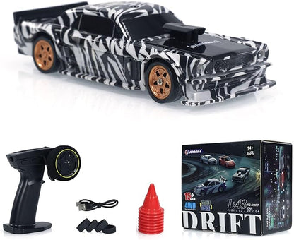 TOUCAN RC HOBBY 1/43 RC Drift Car 4WD RC 2.4g Mini Race Vehicle High Speed Model Radio Control Drift Car Gifts