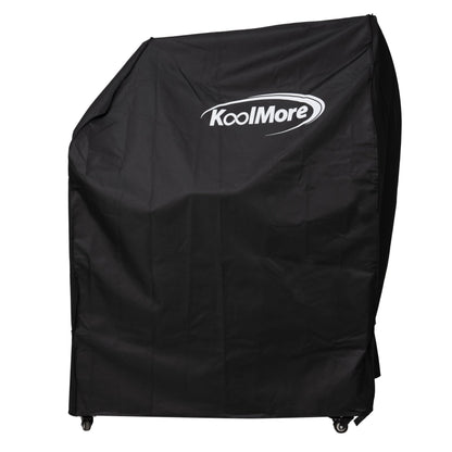 KoolMore 54 in. Charcoal BBQ Grill, Santa Maria Argentine Outdoor Grill with Interchangeable V Grates, Large Barbecue Grill for Outdoor Cooking, Black
