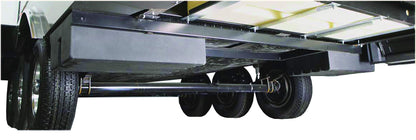 Lippert 236558 RV Double Box Under Chassis Storage Unit Black