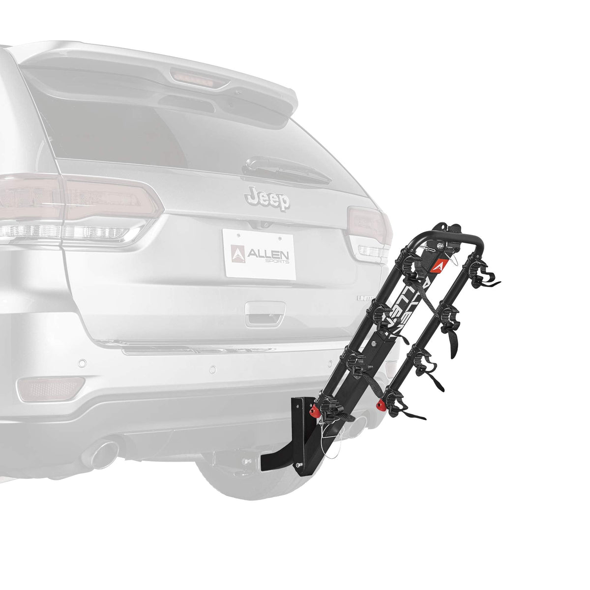 Allen Sports Deluxe 4-Bike Hitch Mount Rack (2-Inch Receiver) , Black