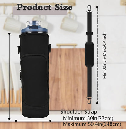 Ninja - Portable Blender Storage Bag Sleeve with Shoulder Strap & Accessory Pocket | Fits Ninja Blast Max Models