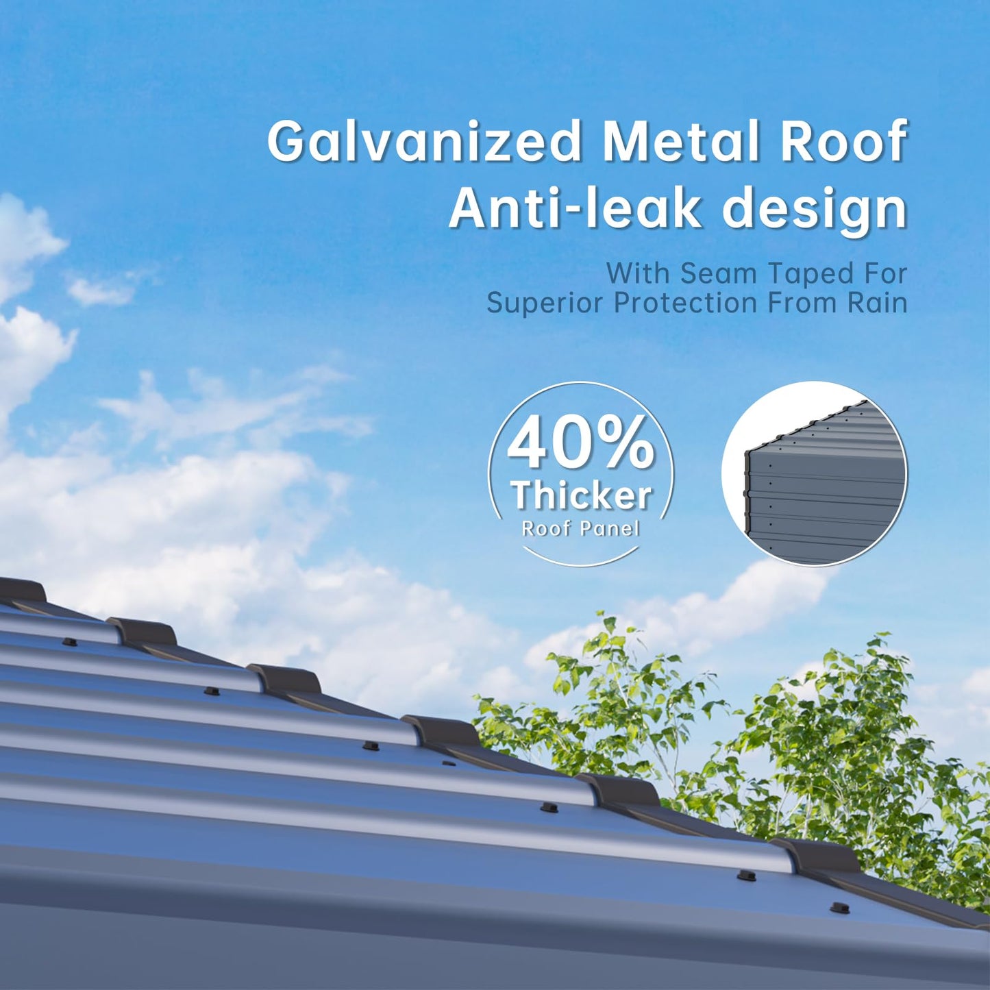 Metal Carport 10'x20'x8.8' Ft Heavy Duty Grey Galvanized Steel Roof Multi-Use Shelter Canopy with Metal Frame, Prefab Carport Garage for Cars, Boats, and Tractors