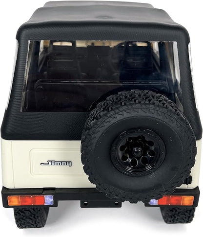 RC Rock Crawler WPL C74-1 RC Truck 1:10 Scale 2.4GHz Remote Control Truck 4WD All Terrain Off-Road RC Crawler with LED Lights and 2 Rechargeble Batteries for Adults