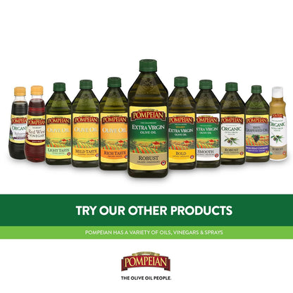 Pompeian Robust Extra Virgin Olive Oil, Contains Polyphenols, First Cold Pressed, 32 Fl Oz