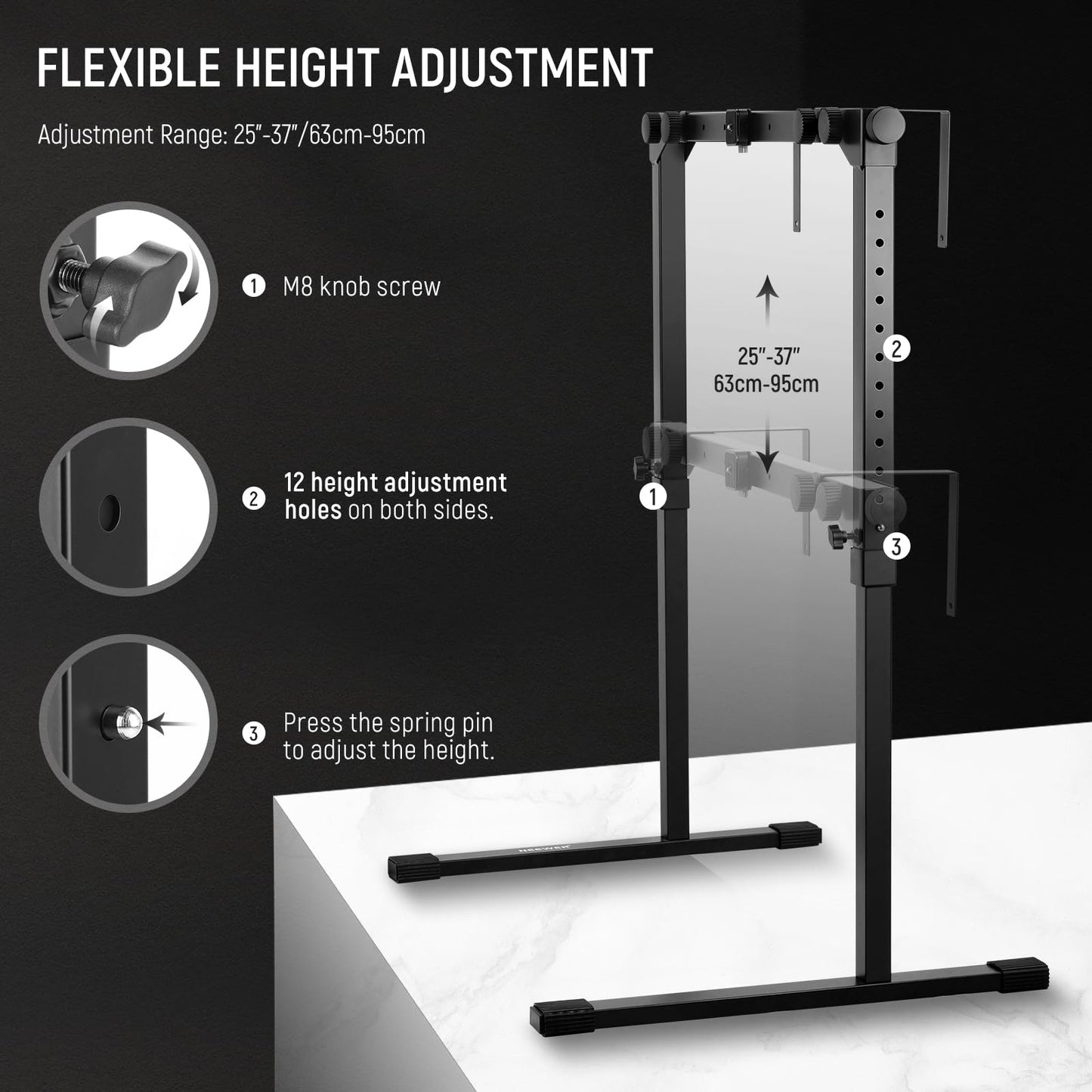 NEEWER Overhead Camera Mount Rig for Top Down Shot with 1s Quick Switch Lock Arca Type QR Plate, Heavy Duty Tabletop Multi Device Stand for Cooking Drawing Crafts Stream, Desk Width≥32"/80cm, ST200