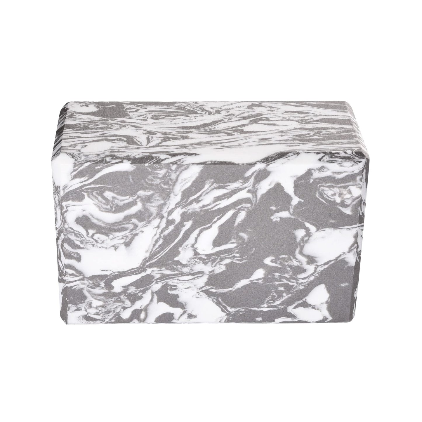 Hugger Mugger 4 in. Foam Yoga Block - Strong and Stable, Beveled Edges for Comfort, Most Favored Block Size, Helps with Alignment and Support in Many Poses