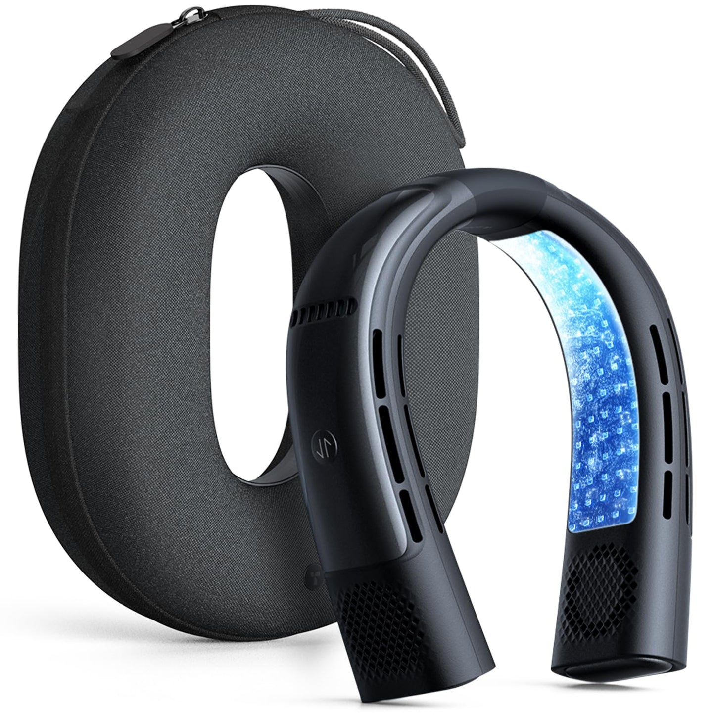 TORRAS COOLiFY 2S Lite Neck Air Conditioner, Long Battery Life Cooling Neck Fan, Lightweight & Comfortable, Hands-Free Wearable AC for Commute, Work, Travel. Black