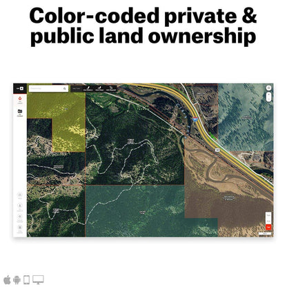 ONX Hunt Elite Membership – Nationwide Digital Hunting Maps for Phone, Tablet & Computer – Color-Coded Public & Private Land Ownership, 24K Topo, Hunt-Specific Layers & Updates