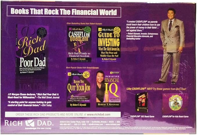 Rich Dad Cashflow 101 and 202 Board Game Bundle