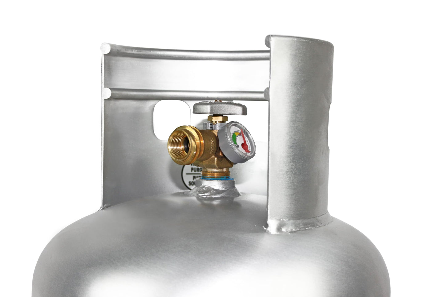 Flame King 30LB Aluminum Propane Tank with Gauge & OPD Valve, Corrosion-Resistant and Rust-Free, Lightweight, Great for Marine Applications, Grills and BBQs, Camping, Fishing, & Outdoor Activities