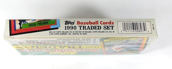 1990 Topps Baseball Traded Retail Factory Set