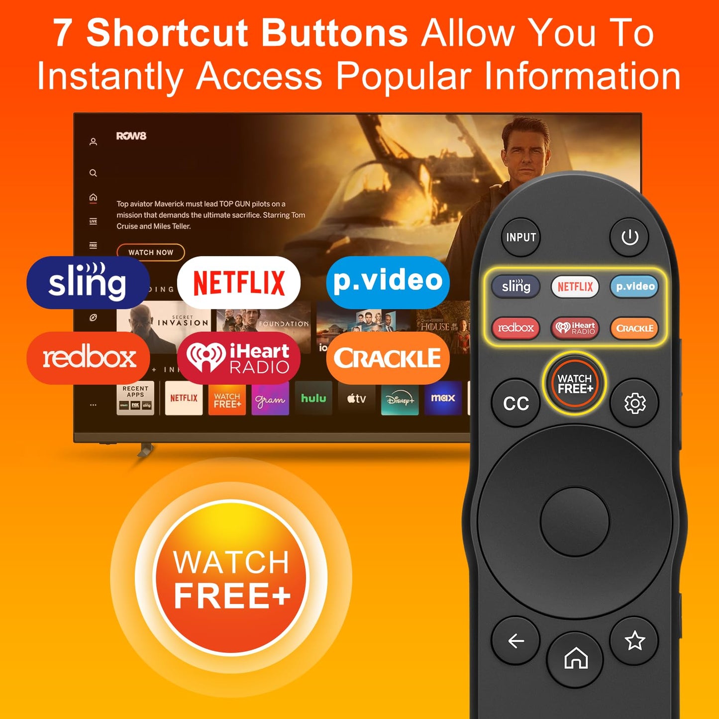 Voice Remote Control Replacement for Hisense Smart Google TV，Compatible with Hisense QLED UHD Mini-LED ULED Google TVs