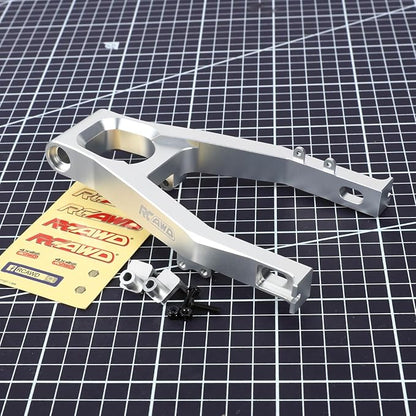 for Losi Promoto MX 7075 Rear Swing Arm Adjustable Wheelbase 1/4 Motorcycle RTR Pro Circuit Club MX Upgrades RCAWD Aluminum Parts # LOS264000 Silver