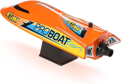 Horizon Hobby Pro Boat RC Jet Jam V2 12 Self-Righting Pool Racer Brushed RTR Batteries for Transmitter Not Included Orange PRB08031V2T1