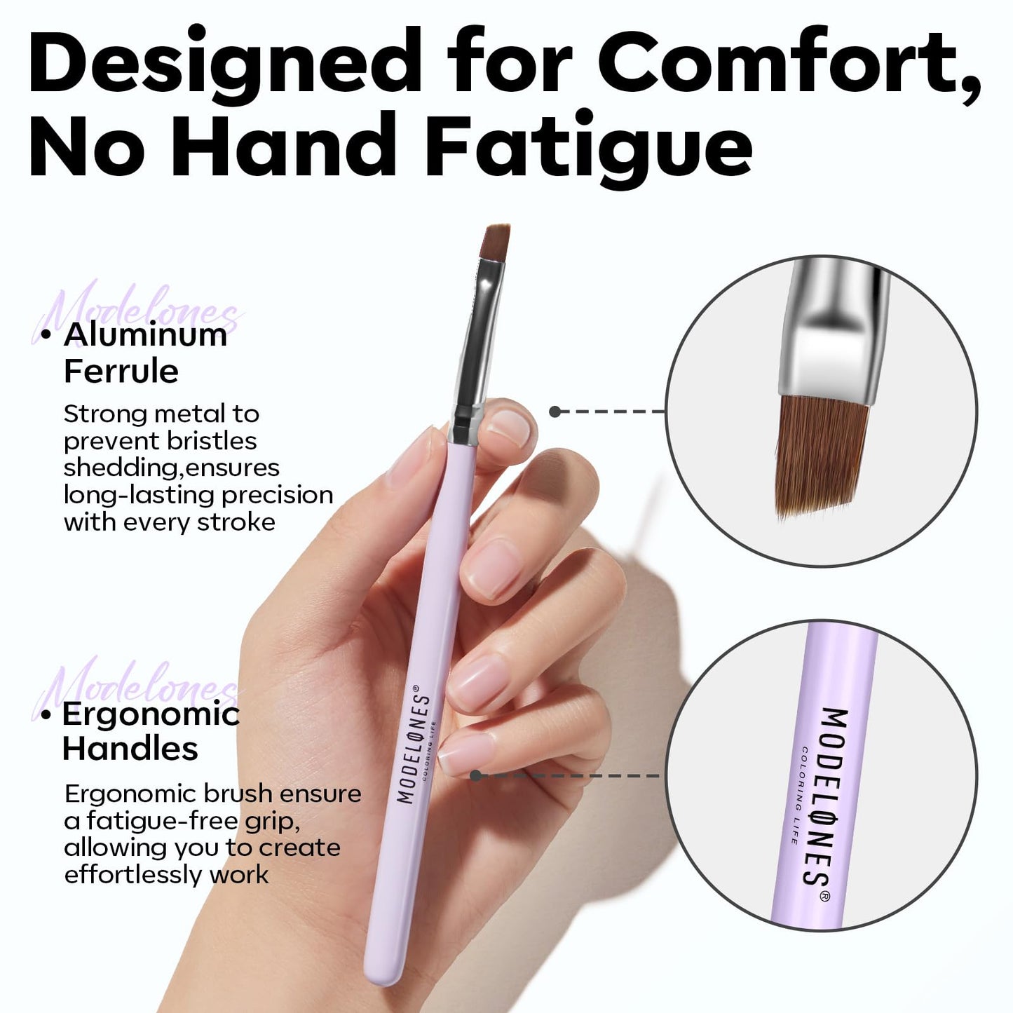 Modelones French Tip Tool- 6 Pcs Nail Stamp French Manicure Kit Suitable for DIY Together with Gel Nail Polish Art Tips Printing Tool Kit