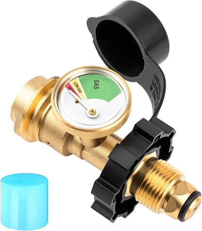 Skiennix Propane Tank Adapter - 100 lb Gauge for POL to QCC1 Connection | Durable & Reliable