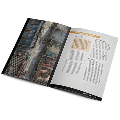 Modiphius Entertainment: Fallout: The Roleplaying Game - Map Pack 2: Wasteland Locales - 32 Page RPG Book &amp 4 Double-Sided Poster-Sized Maps Tabletop