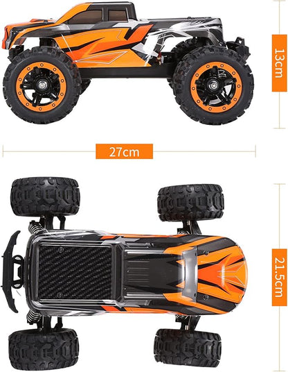 GoolRC 16889A Pro Brushless RC Cars for Adults 1:16 Scale Remote Control Car 4WD 45KM/H High Speed RC Truggy 2.4GHz All Terrains Off Road Monster Truck with 3 Batteries